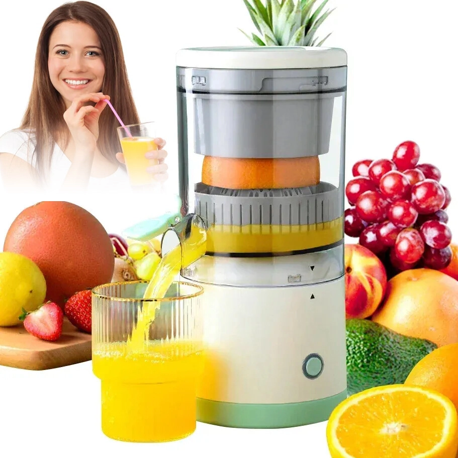 Portable USB Rechargeable Mini Blender Juicer – Electric Fruit Juice Maker for Pure Juice, Pomegranate, Orange, Apple & Smoothies Cup